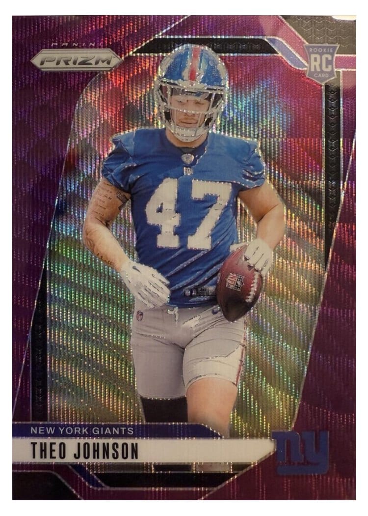 2024 Panini Prizm Base Set Theo Johnson #390 card