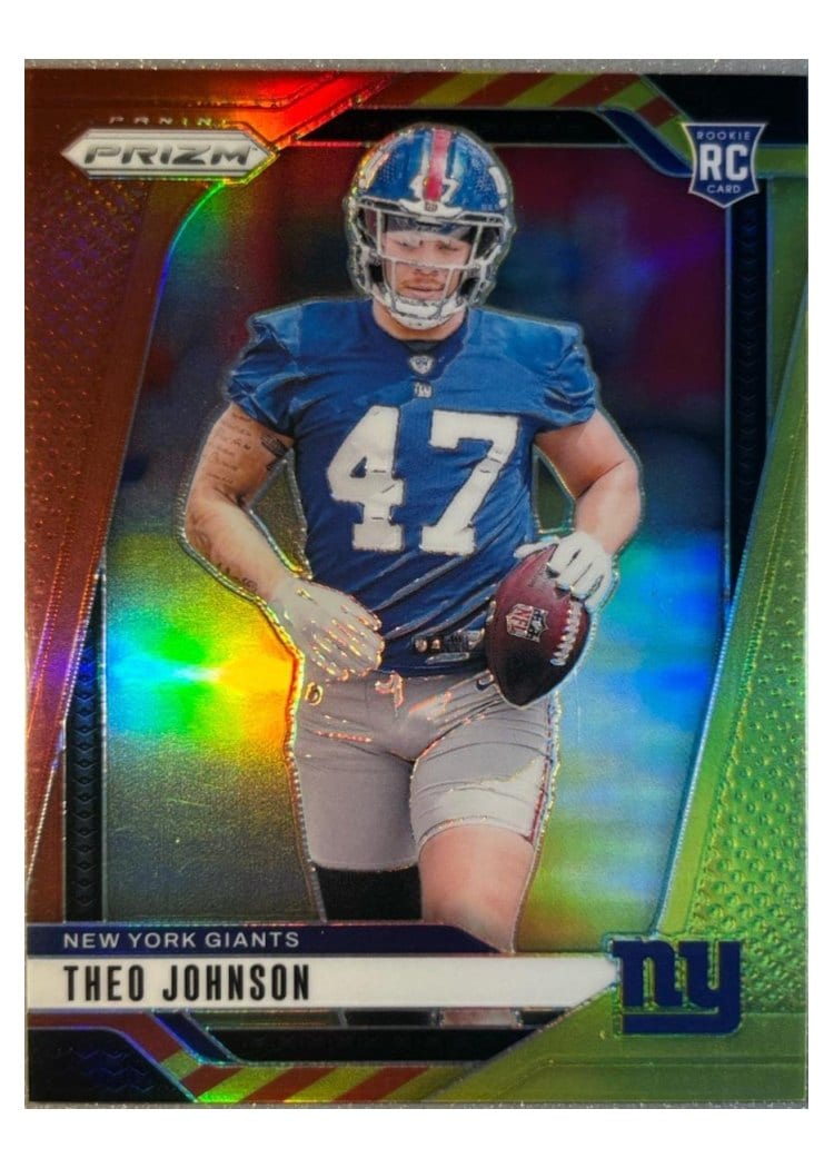 2024 Panini Prizm Base Set Theo Johnson #390 card