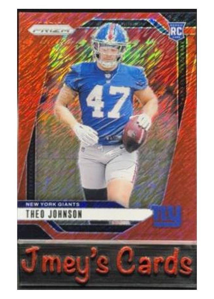 2024 Panini Prizm Base Set Theo Johnson #390 card