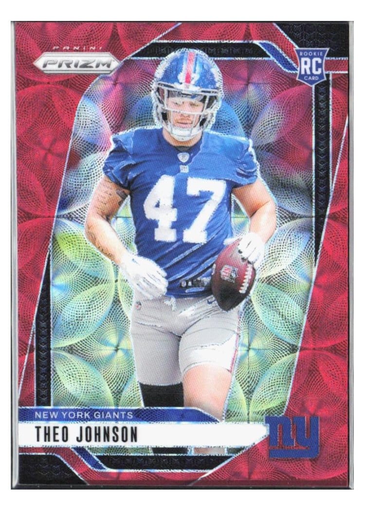 2024 Panini Prizm Base Set Theo Johnson #390 card