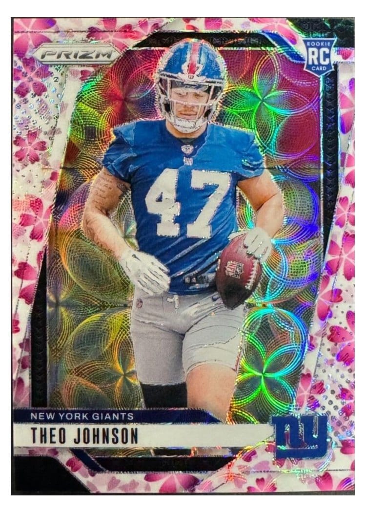2024 Panini Prizm Base Set Theo Johnson #390 card