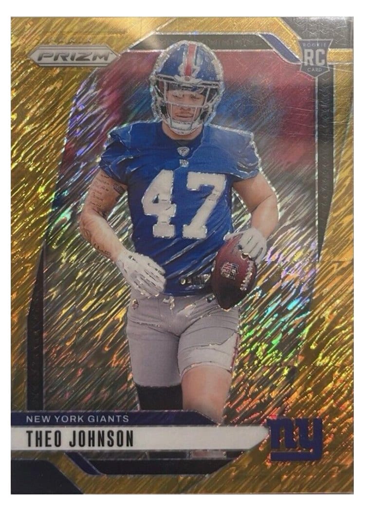 2024 Panini Prizm Base Set Theo Johnson #390 card