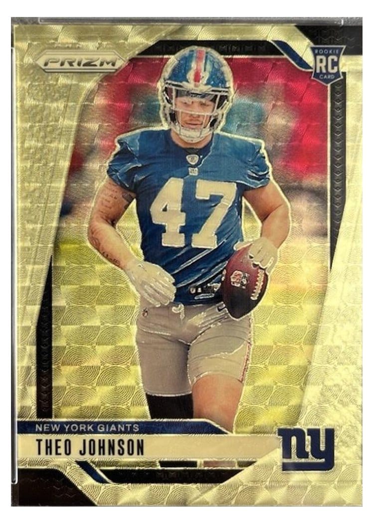 2024 Panini Prizm Base Set Theo Johnson #390 card