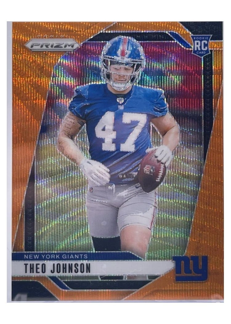 2024 Panini Prizm Base Set Theo Johnson #390 card