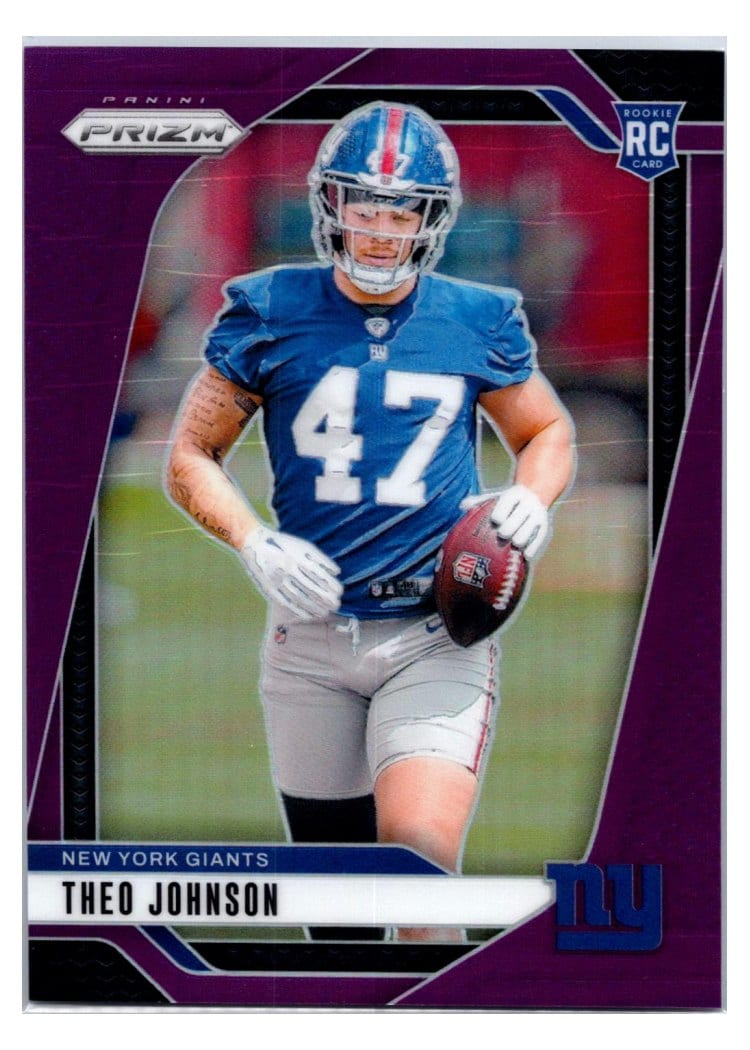 2024 Panini Prizm Base Set Theo Johnson #390 card