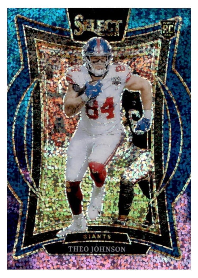 2024 Panini Select Base Set Theo Johnson Cosmic Prizm #96 card