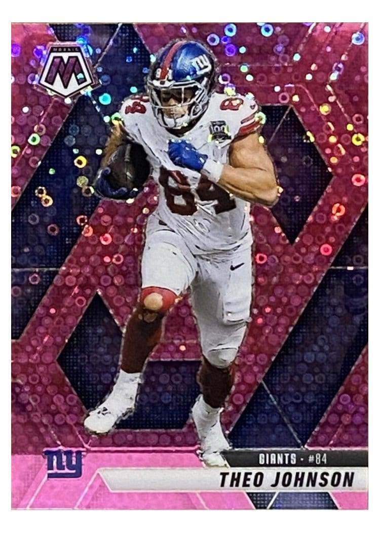 2025 Panini Mosaic Base Set Theo Johnson #217 card