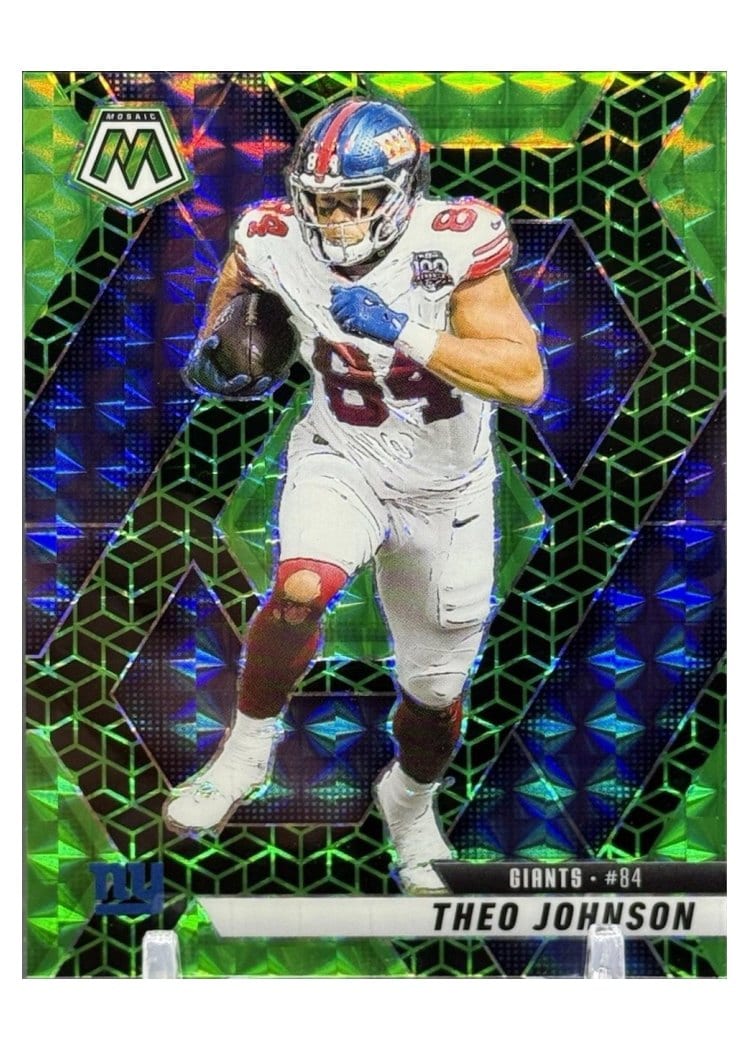 2025 Panini Mosaic Base Set Theo Johnson #217 card