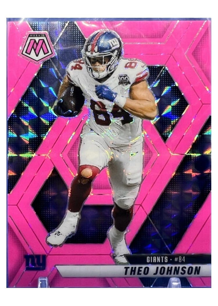 2025 Panini Mosaic Base Set Theo Johnson #217 card