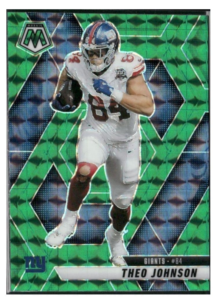 2025 Panini Mosaic Base Set Theo Johnson #217 card