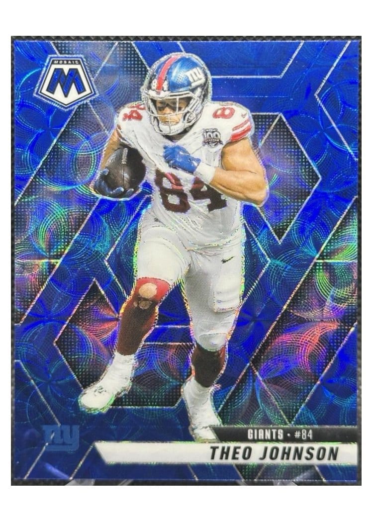 2025 Panini Mosaic Base Set Theo Johnson #217 card