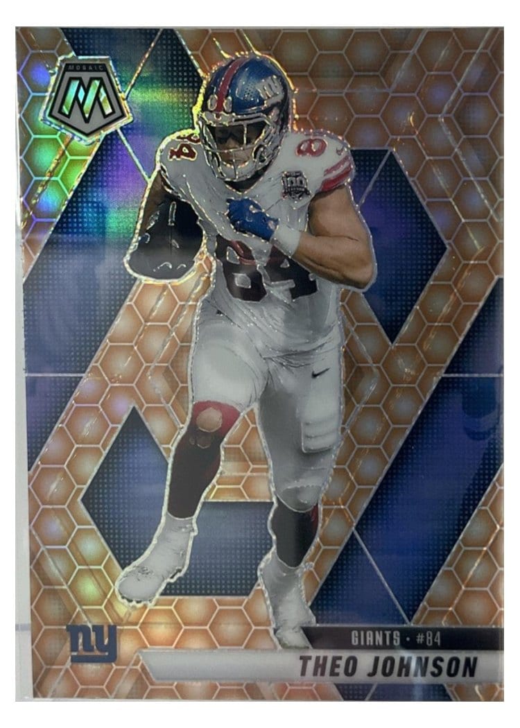 2025 Panini Mosaic Base Set Theo Johnson #217 card