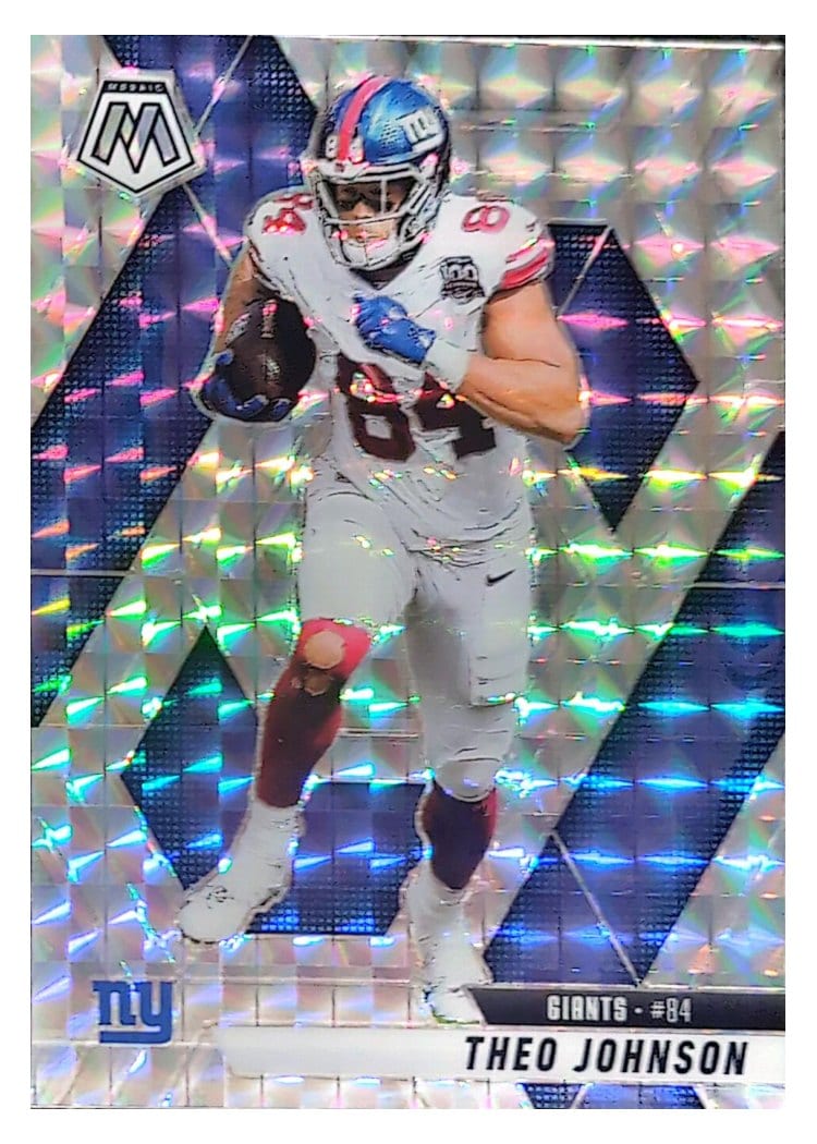 2025 Panini Mosaic Base Set Theo Johnson #217 card