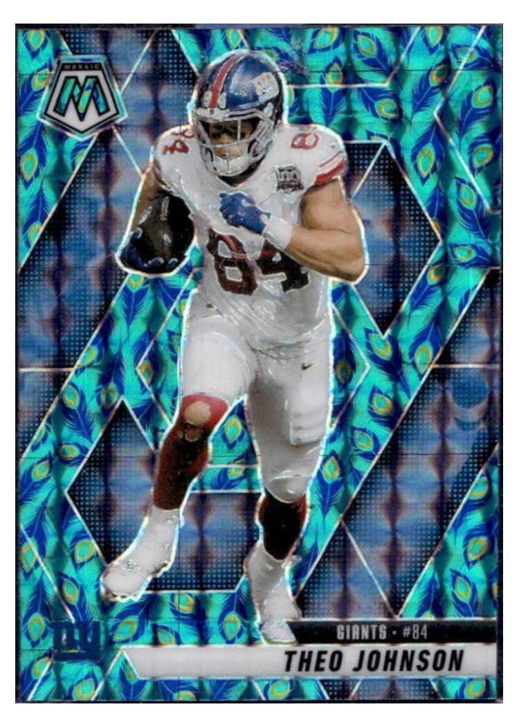 2025 Panini Mosaic Base Set Theo Johnson #217 card