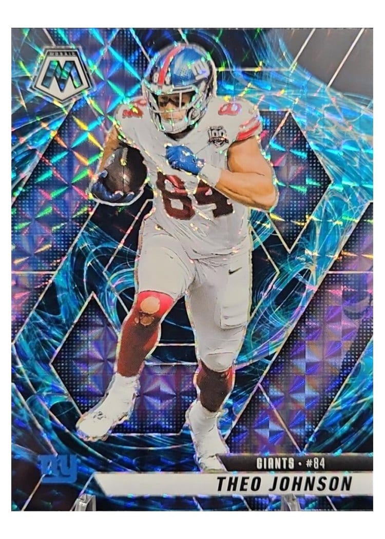 2025 Panini Mosaic Base Set Theo Johnson #217 card