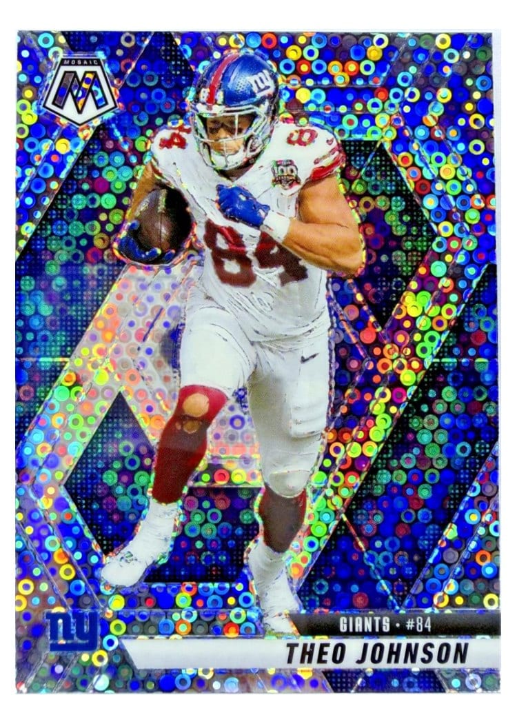 2025 Panini Mosaic Base Set Theo Johnson #217 card