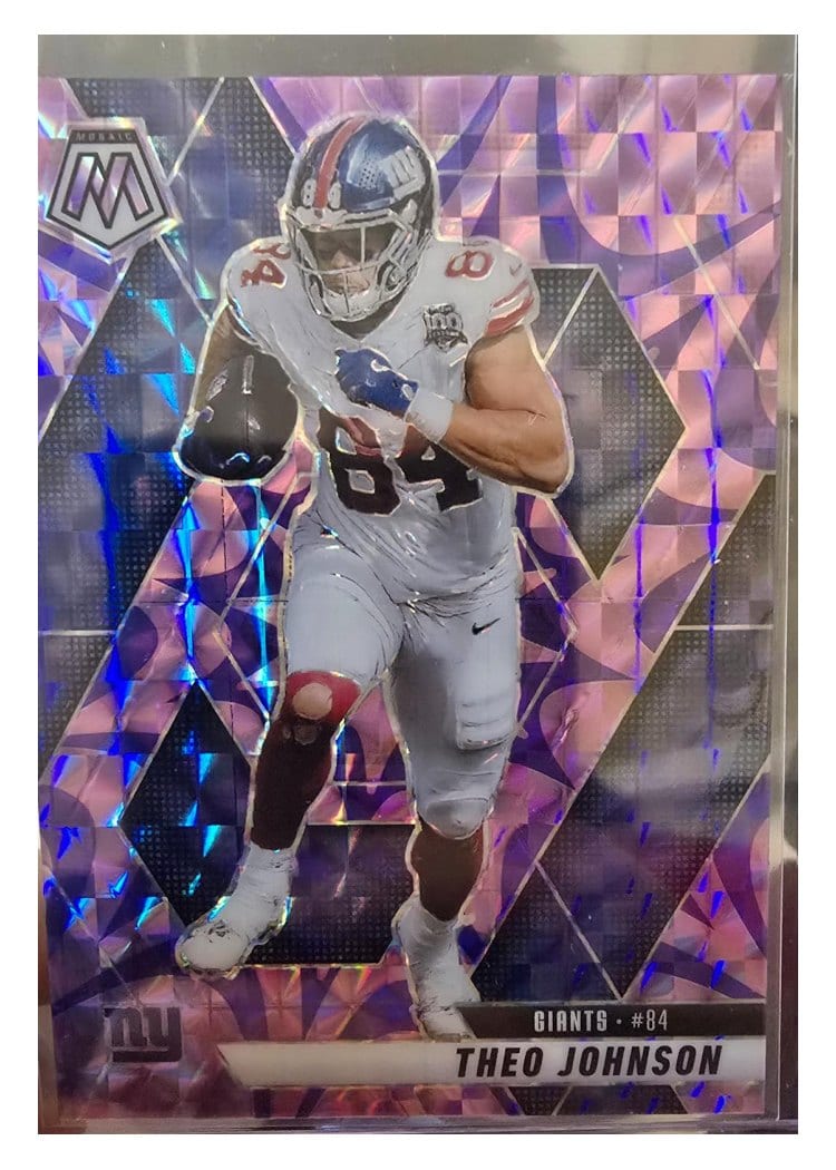 2025 Panini Mosaic Base Set Theo Johnson #217 card