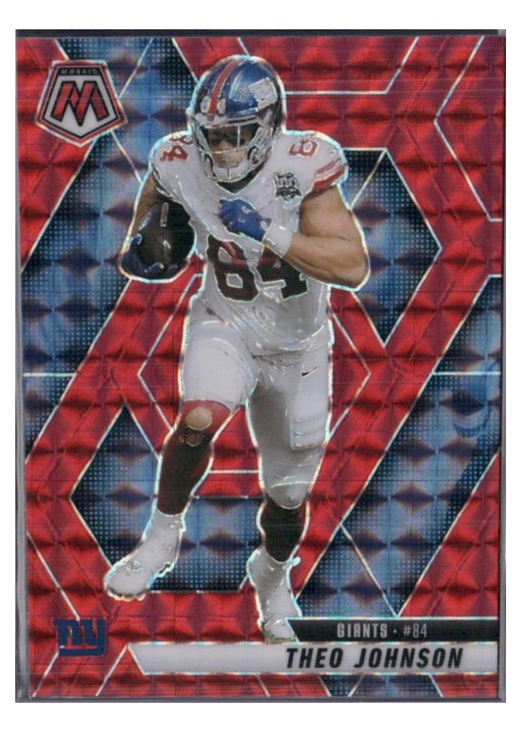 2025 Panini Mosaic Base Set Theo Johnson #217 card