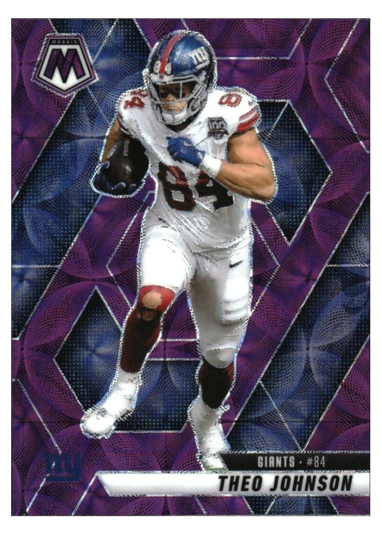 2025 Panini Mosaic Base Set Theo Johnson #217 card