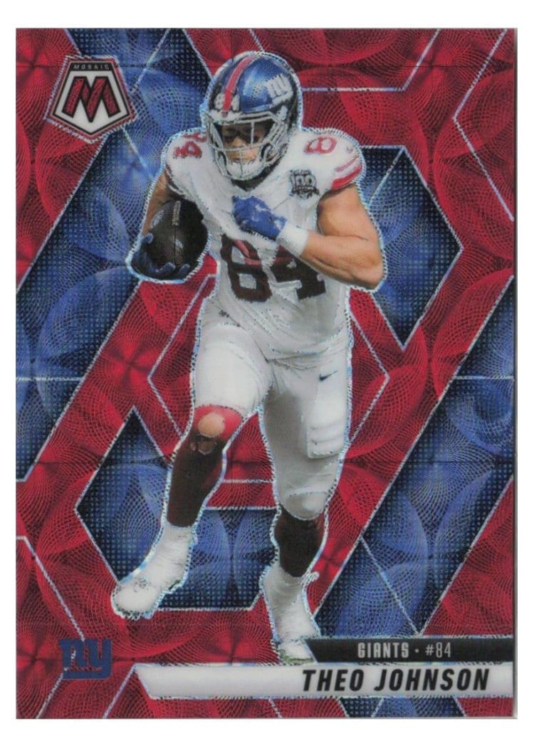 2025 Panini Mosaic Base Set Theo Johnson #217 card