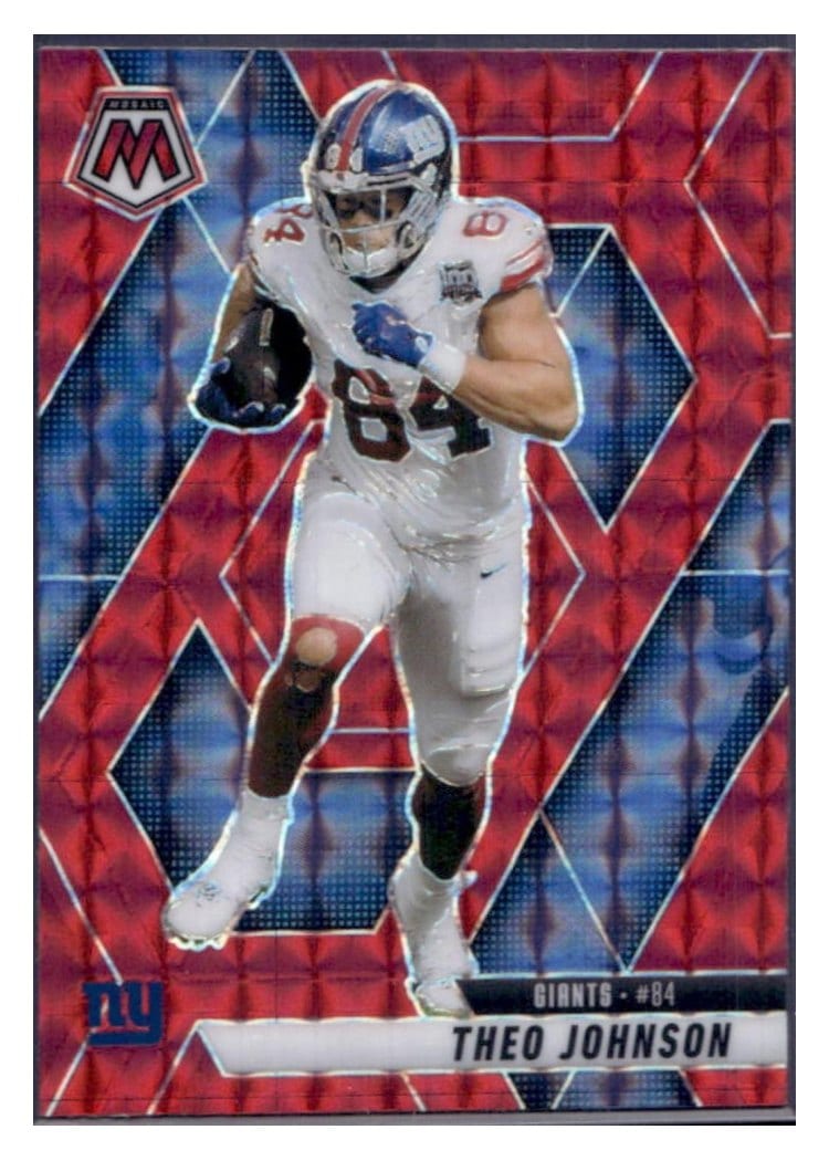 2025 Panini Mosaic Base Set Theo Johnson #217 card