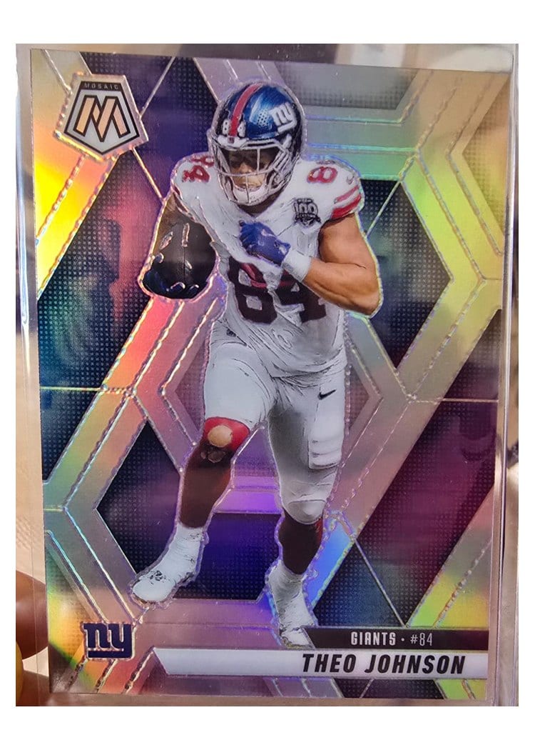 2025 Panini Mosaic Base Set Theo Johnson #217 card