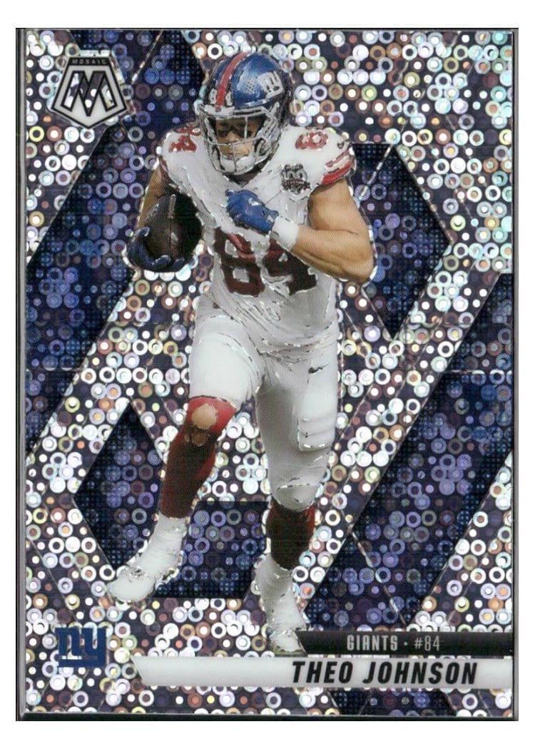 2025 Panini Mosaic Base Set Theo Johnson #217 card