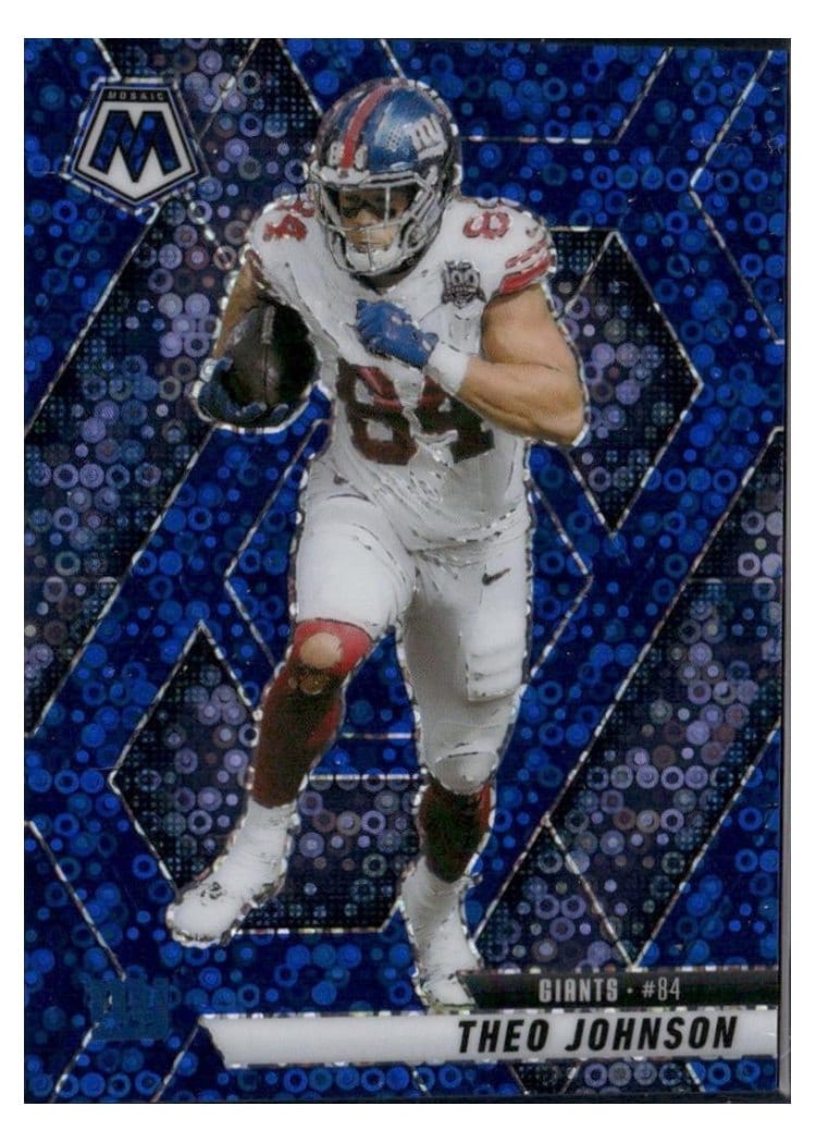 2025 Panini Mosaic Base Set Theo Johnson #217 card