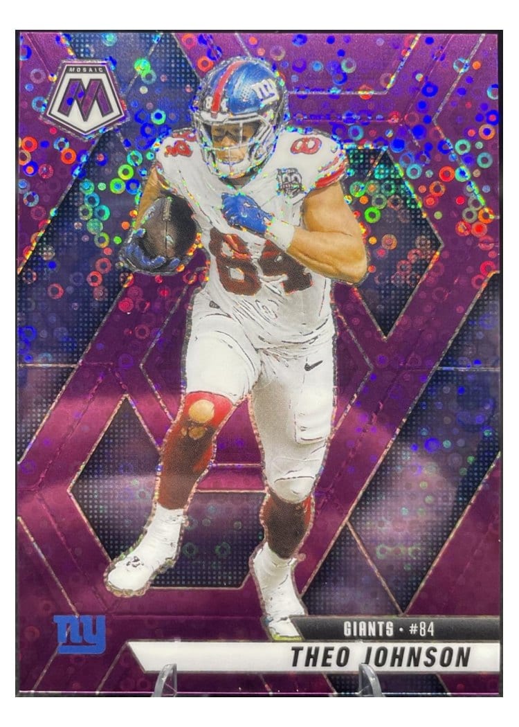 2025 Panini Mosaic Base Set Theo Johnson #217 card