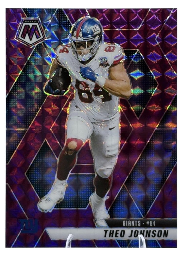 2025 Panini Mosaic Base Set Theo Johnson #217 card