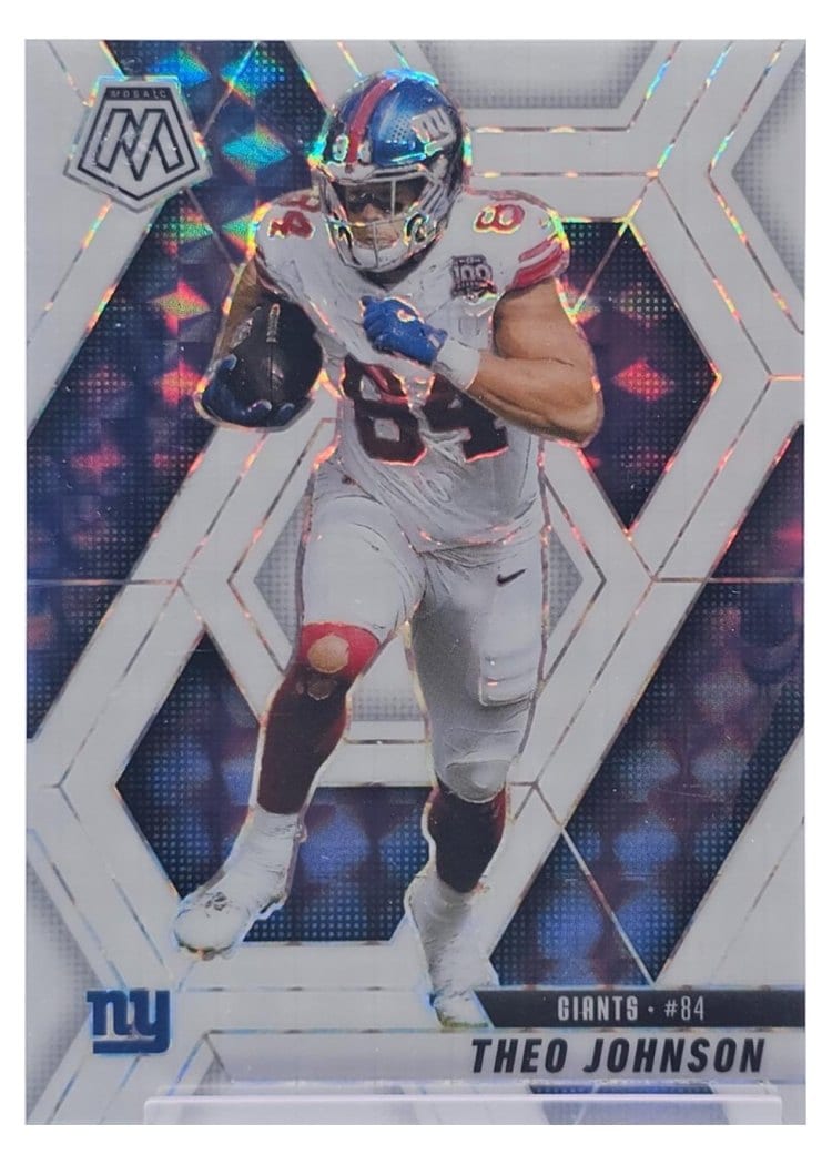 2025 Panini Mosaic Base Set Theo Johnson #217 card
