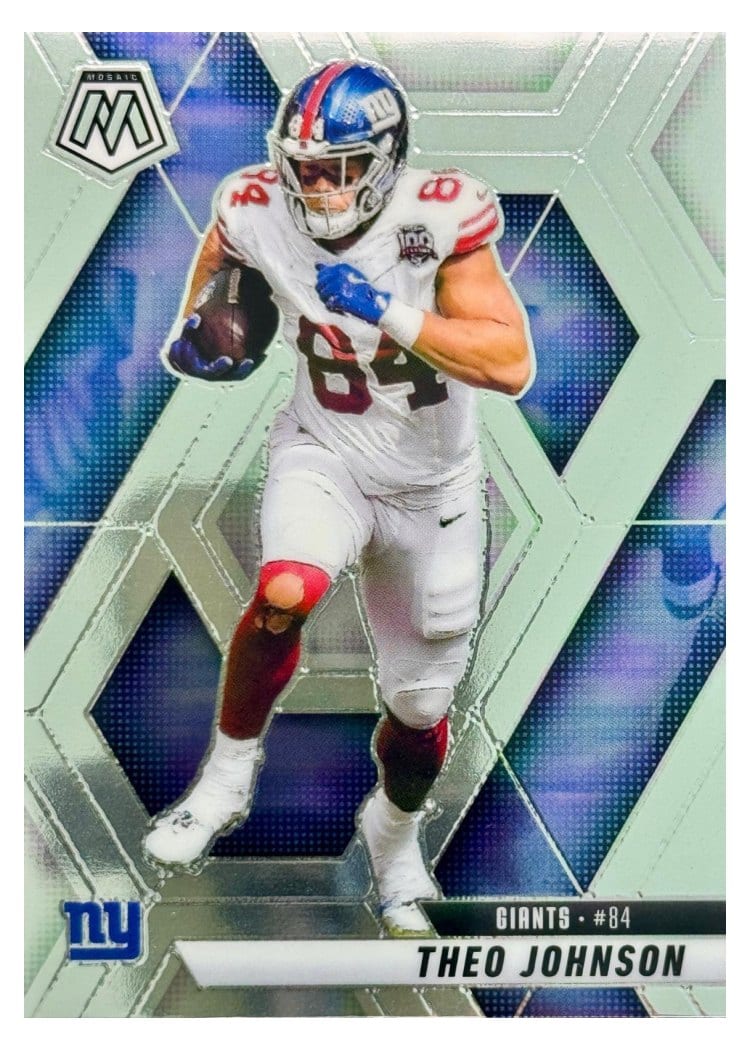 2025 Panini Mosaic Base Set Theo Johnson #217 card