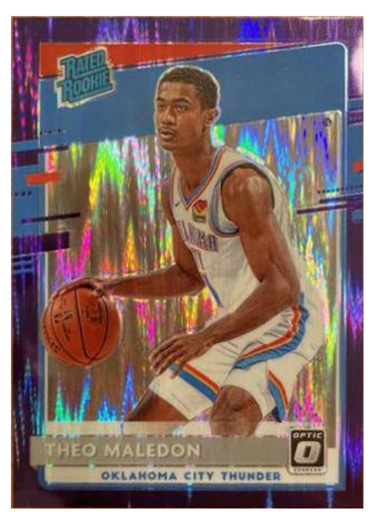 2020-21 Donruss Optic Base Set Theo Maledon #184 card