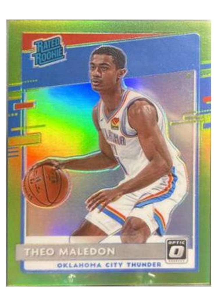 2020-21 Donruss Optic Base Set Theo Maledon #184 card