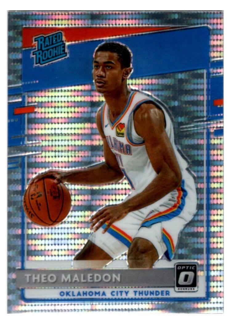 2020-21 Donruss Optic Base Set Theo Maledon #184 card