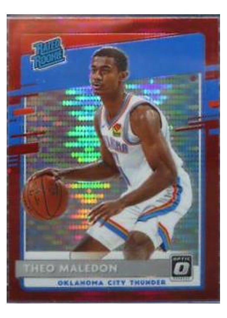 2020-21 Donruss Optic Base Set Theo Maledon #184 card
