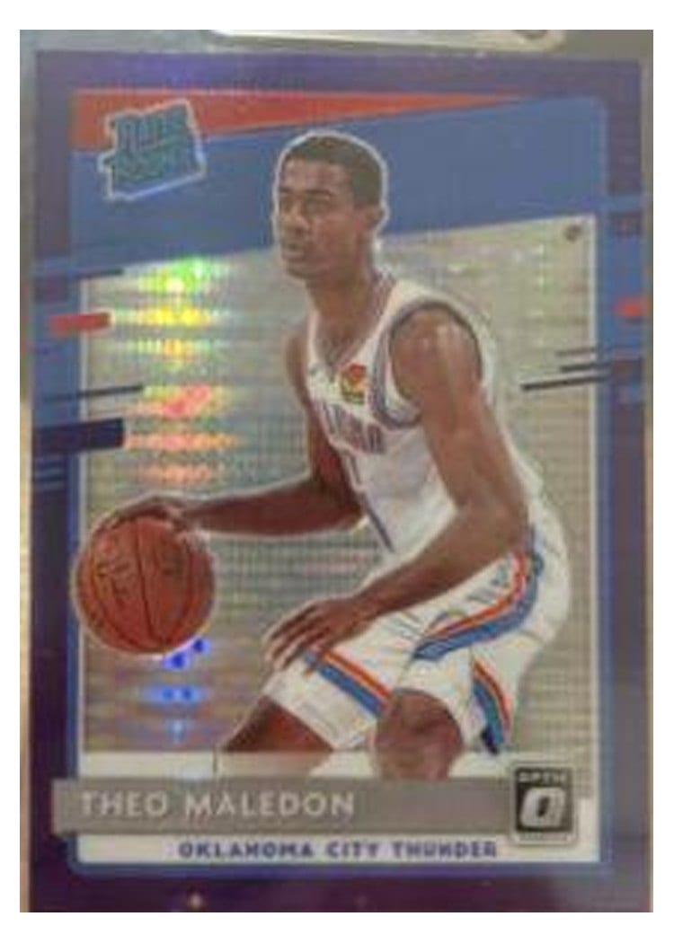 2020-21 Donruss Optic Base Set Theo Maledon #184 card