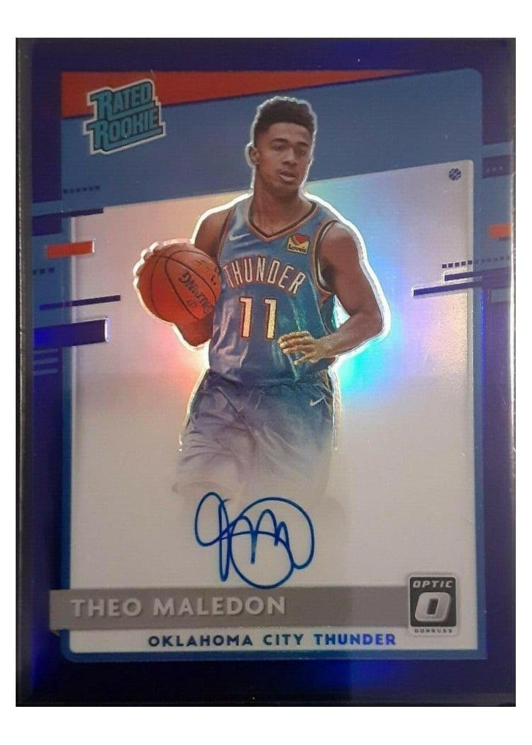 2020-21 Donruss Optic Base Set Theo Maledon #184 card