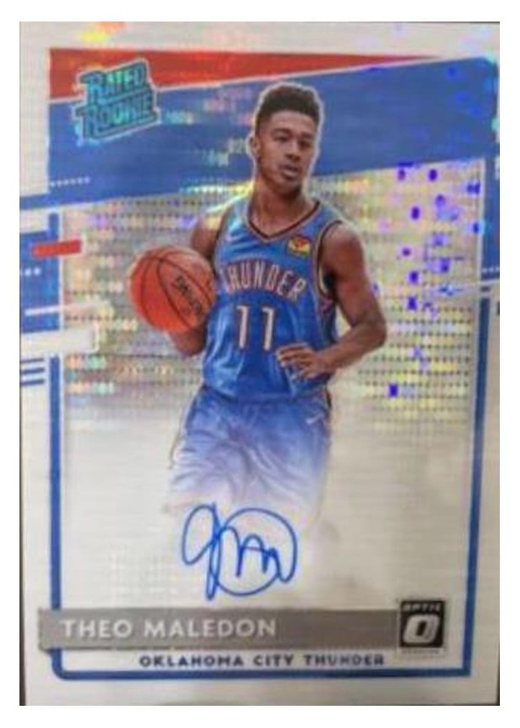 2020-21 Donruss Optic Base Set Theo Maledon #184 card