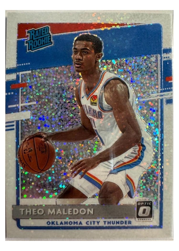 2020-21 Donruss Optic Base Set Theo Maledon #184 card
