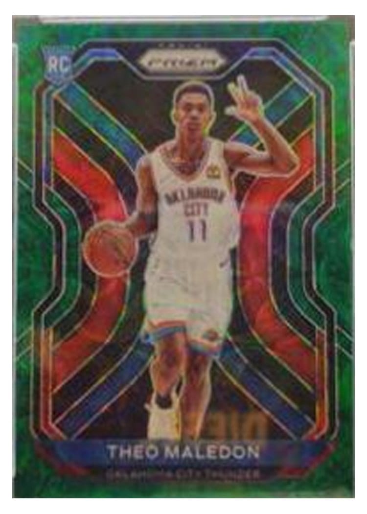 2020-21 Panini Prizm Base Set Theo Maledon #289 card