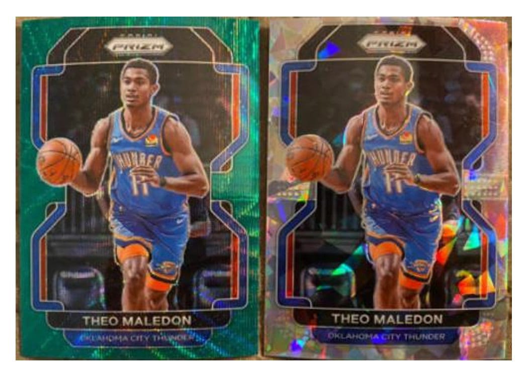 2021-22 Panini Prizm Base Set Theo Maledon #179 card