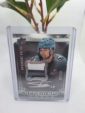 2022-23 Upper Deck Premier Premier Focus Rookies Autograph Patch Thomas Bordeleau #PFPR-TB