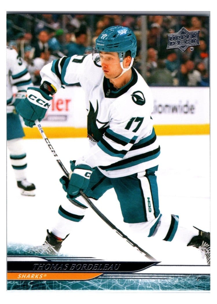 2024-25 Upper Deck Base Set Thomas Bordeleau #388 card