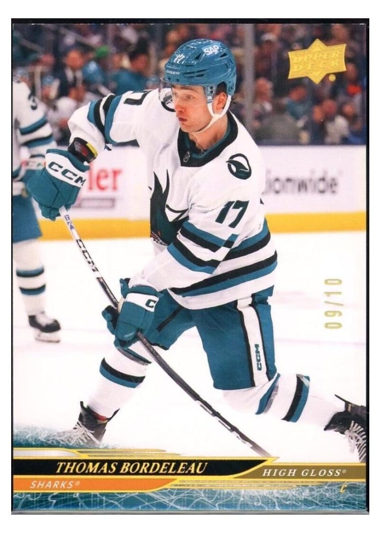 2024-25 Upper Deck Base Set Thomas Bordeleau #388 card