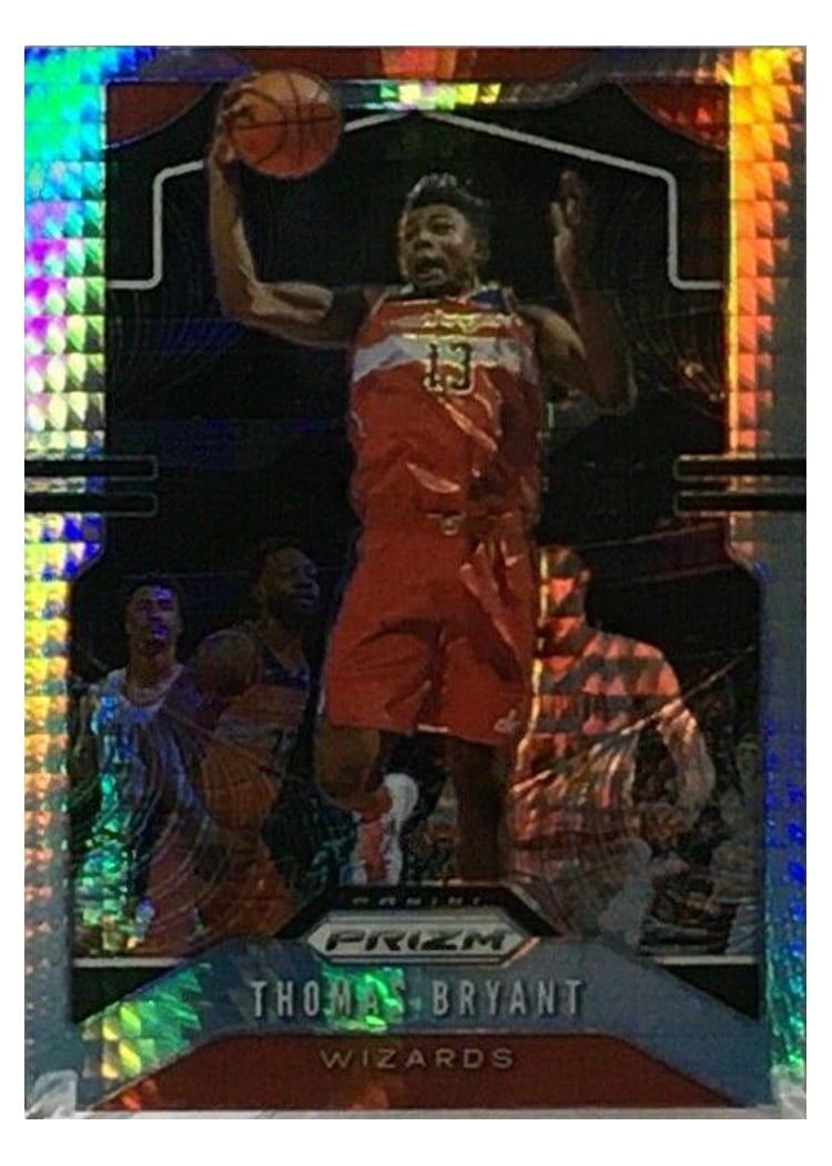 2019-20 Panini Prizm Base Set Thomas Bryant Hyper Prizm #195 card