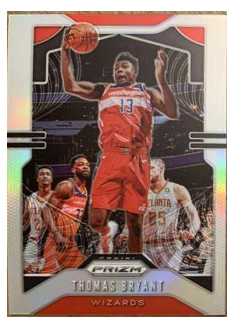 2019-20 Panini Prizm Base Set Thomas Bryant Silver Prizm #195 card