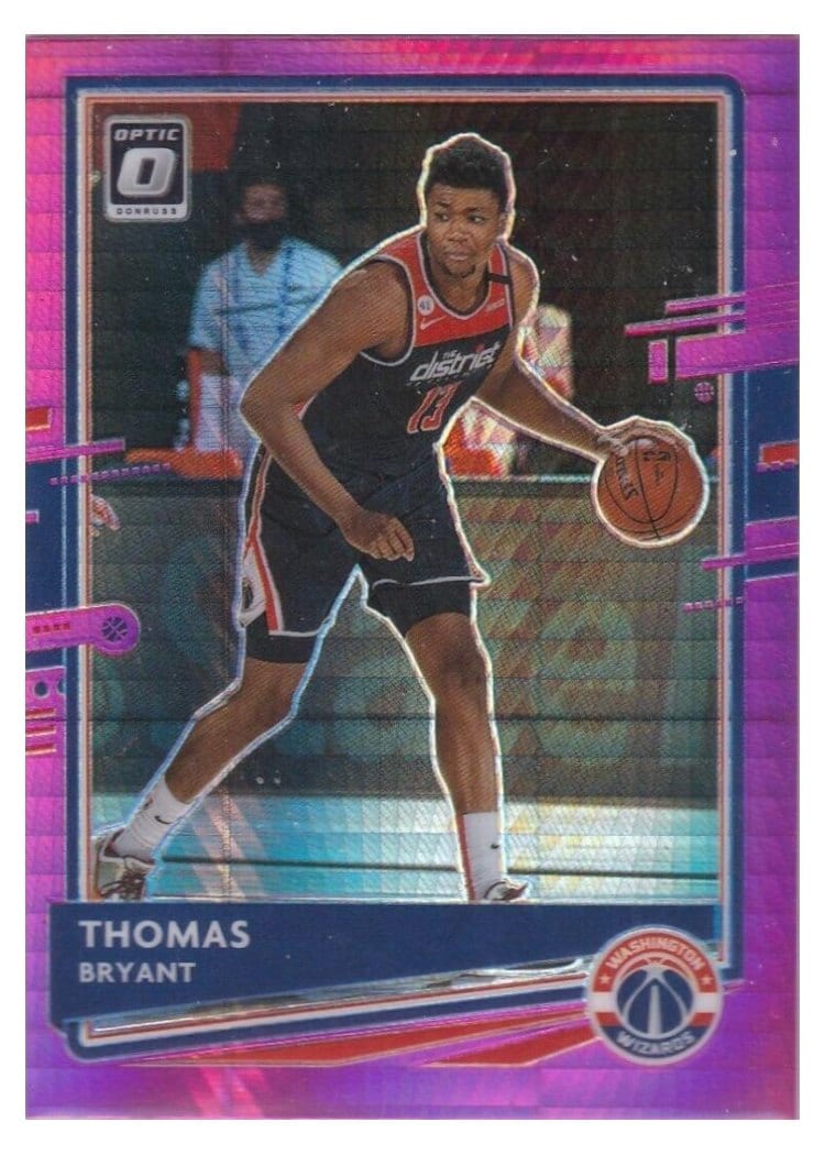 2020-21 Donruss Optic Base Set Thomas Bryant Pink #15 card