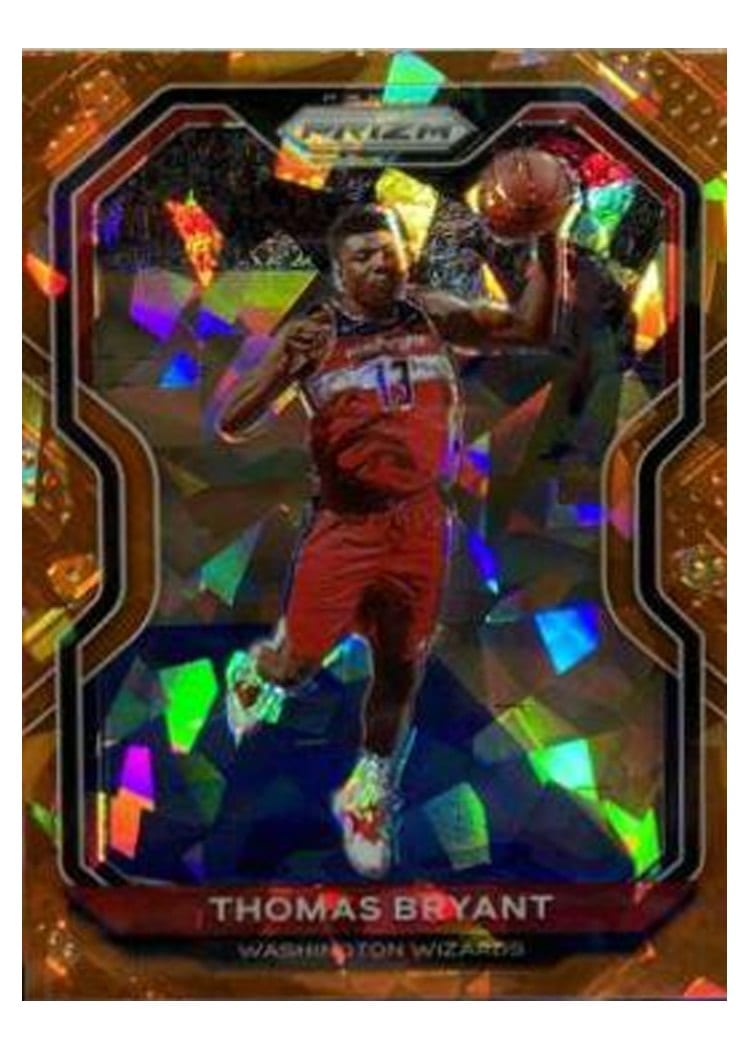 2020-21 Panini Prizm Base Set Thomas Bryant Orange Ice Prizm #76 card
