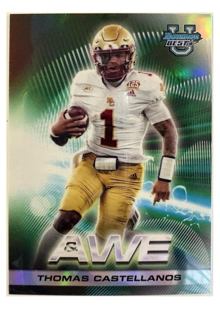2024 Bowman University Best Shock & Awe Set Thomas Castellanos #SA-15 card